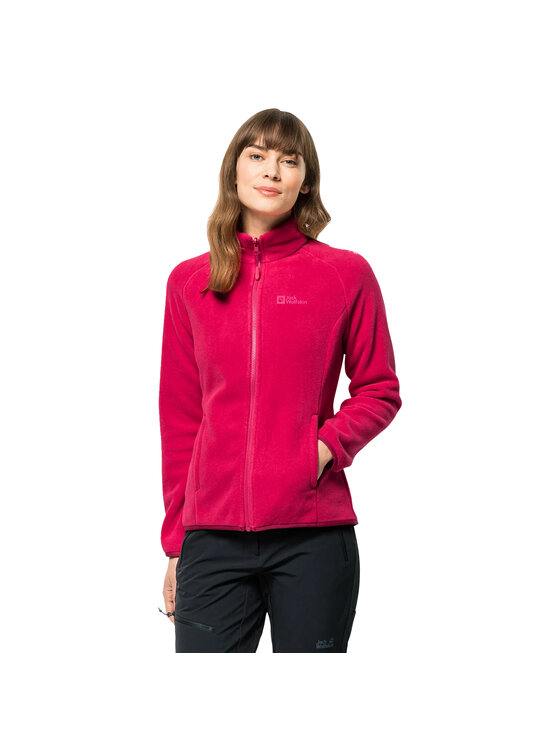 Jack Wolfskin Jack Wolfskin Felpa di pile Jack Wolfskin Moonrise FZ W Rosa Regular Fit