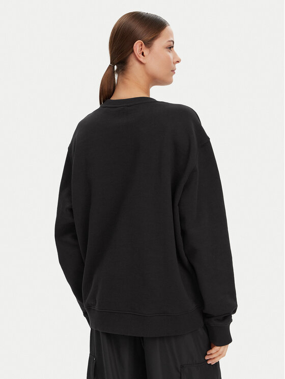 HUGO HUGO Pulóver 50537246 Fekete Oversize