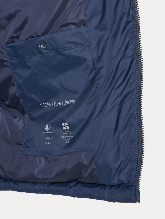 Calvin Klein Jeans Calvin Klein Jeans Pūkinė striukė LV04RC518G Tamsiai mėlyna Regular Fit