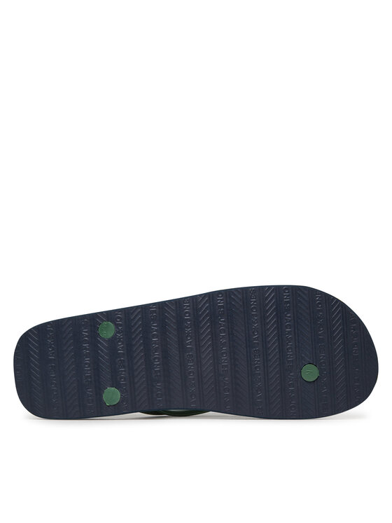 Jack & Jones Jack & Jones Žabky Jfwlogo Palm Print Flip Flop Ln 12230642 Tmavomodrá