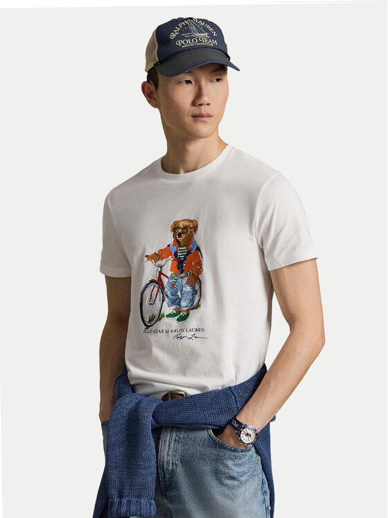 Polo Ralph Lauren Tricou 710B16612002 Alb Regular Fit