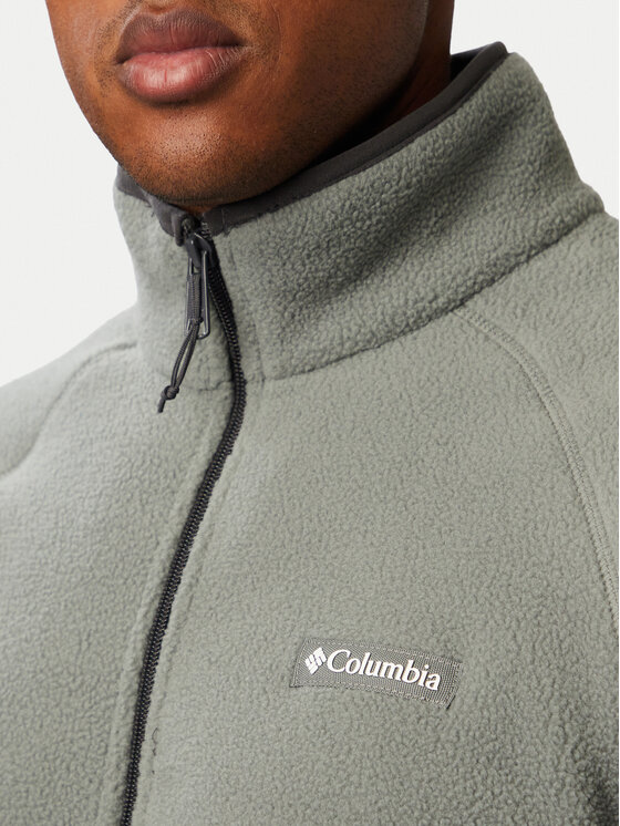 Columbia Columbia Fleecová mikina Timber Crest™ MTR 2176101 Zelená Regular Fit
