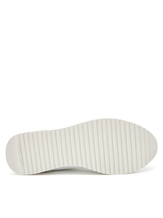 Calvin Klein Jeans Calvin Klein Jeans Sneakersy Runner Laceup Mg Nylon Mix YW0YW01828 Biały