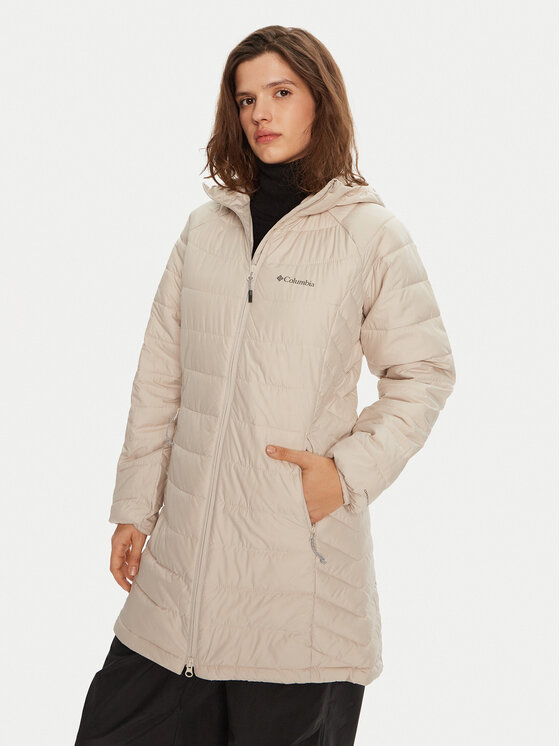 Columbia Powder Lite Ii Mid Jacket, Fodera Riflettente, Tessuto Impermeabile, Tasca Interna Di Sicurezza, Tasche Con Cerniera, Cerniera Centrale Anteriore A 2 Vie - Da Donna-image