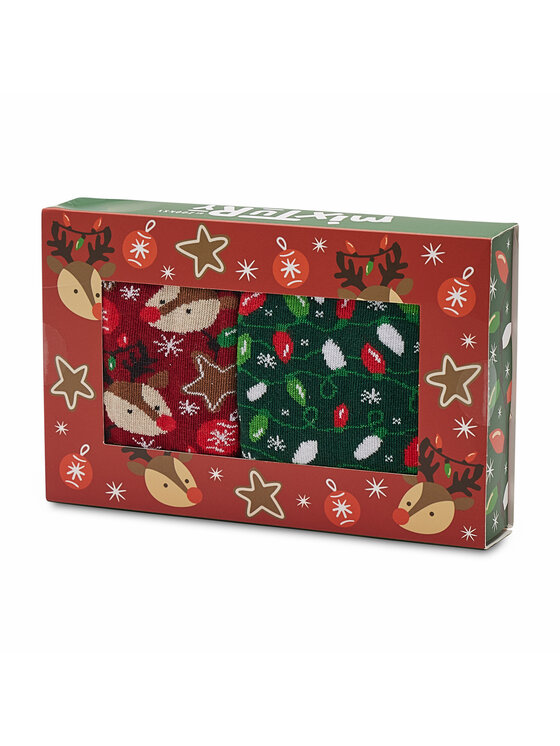Set di 2 paia di calzini lunghi unisex Mixtury Na