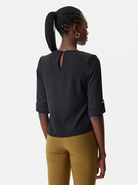 Rinascimento Rinascimento Bluse CFC0122605003 Schwarz Regular Fit