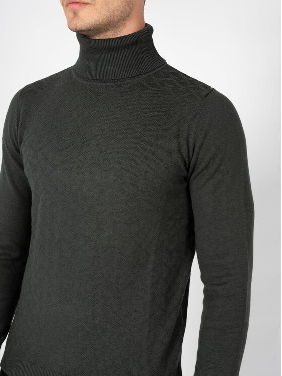 Antony Morato Antony Morato Svetr MMSW01188YA200066 Zelená Regular Fit