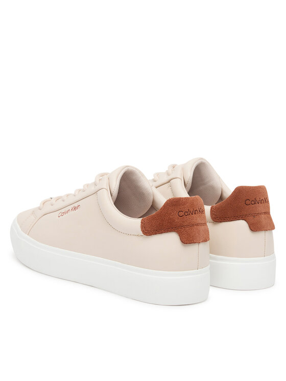 Calvin Klein Calvin Klein Sneakersy Vulc Lace Up Lth W/Sue Bt HW0HW02571 Beżowy
