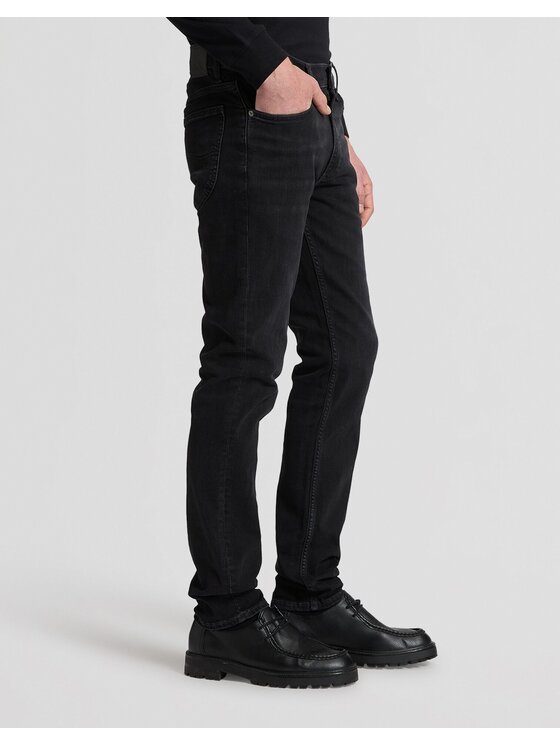 Lee Lee Jeansy LUKE Czarny Slim Fit