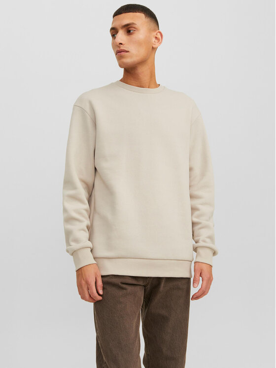 Jack&Jones Majica Dugih Rukava Bradley 12249341 Bež Relaxed Fit