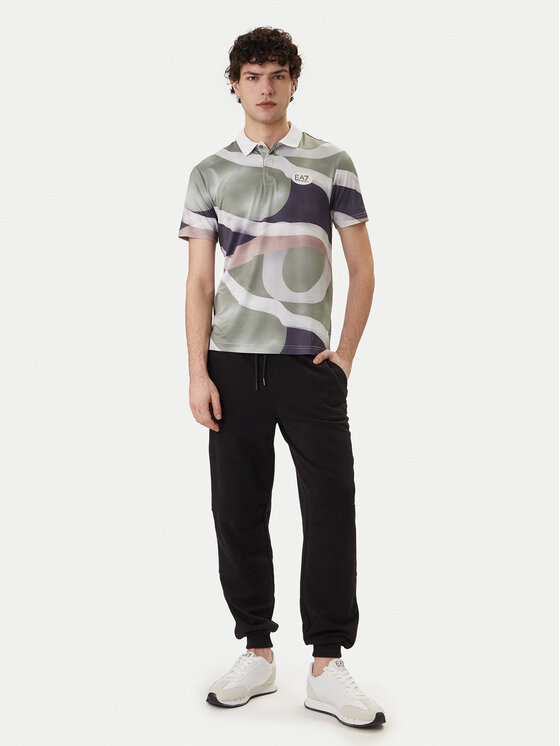 EA7 Emporio Armani EA7 Emporio Armani Polo marškinėliai 7M001532 AF22175 F7077 Žalia Regular Fit