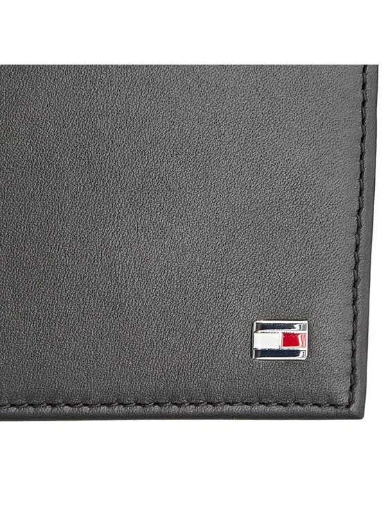 Tommy Hilfiger Tommy Hilfiger Didelė Vyriška Piniginė Eton Cc Flap And Coin Pocket AM0AM00652 Juoda