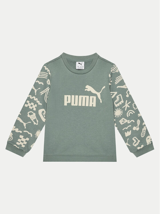 Puma Puma Trenerka Minicats Sandy Adventures 686284 Zelena Regular Fit