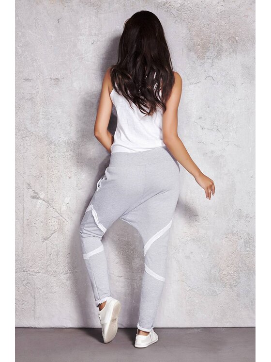 Infinite You Infinite You Dámské kalhoty M025 Šedá Basic Fit