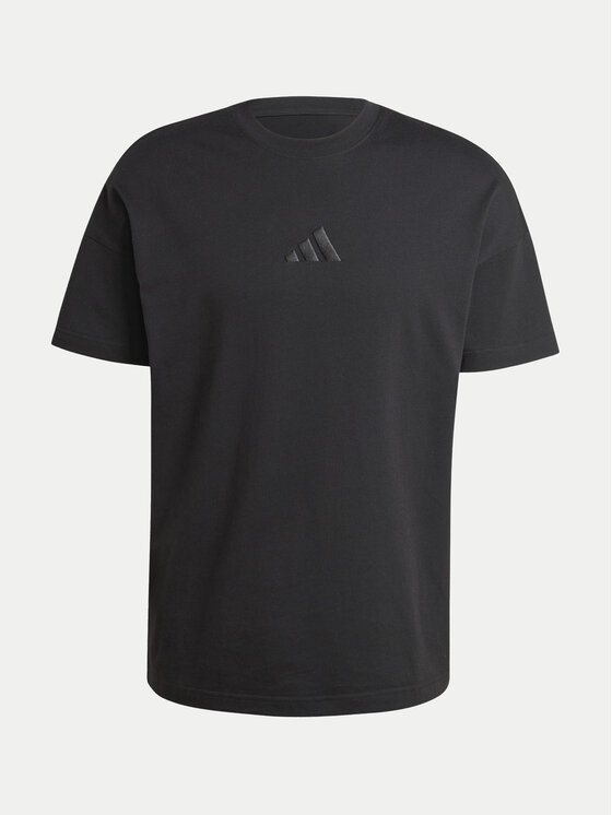 adidas T Shirt ALL SZN Graphic IX1262 Schwarz Loose Fit Modivo