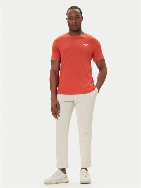 Mustang Mustang T-shirt Austin 1016857 Crvena Regular Fit