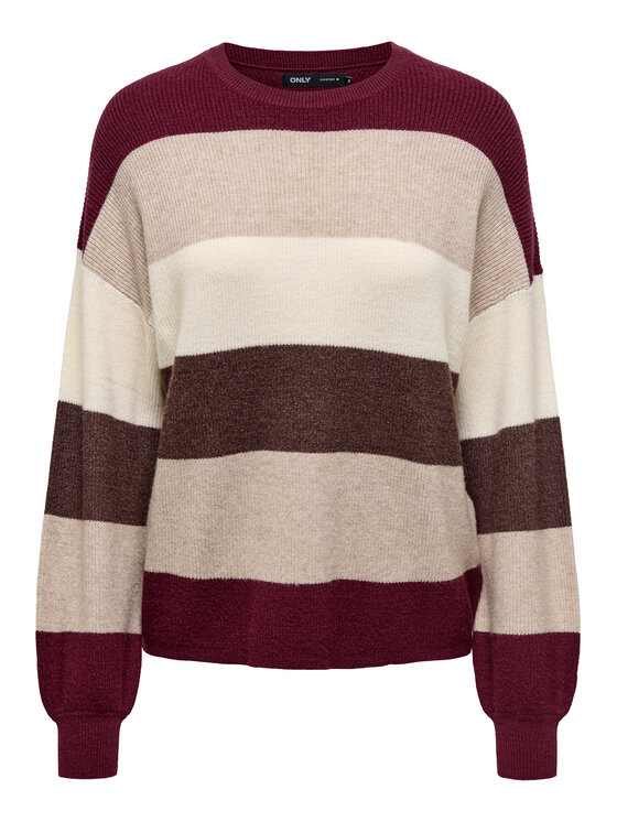 ONLY ONLY Sweter Atia 15220044 Fioletowy Regular Fit