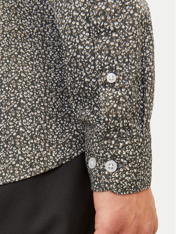 Jack&Jones Jack&Jones Košile Blackpool 12260625 Šedá Slim Fit