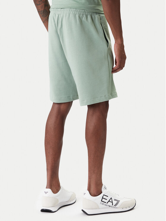 EA7 Emporio Armani EA7 Emporio Armani Sporta šorti 7M001414 AF22266 U7243 Zaļš Regular Fit