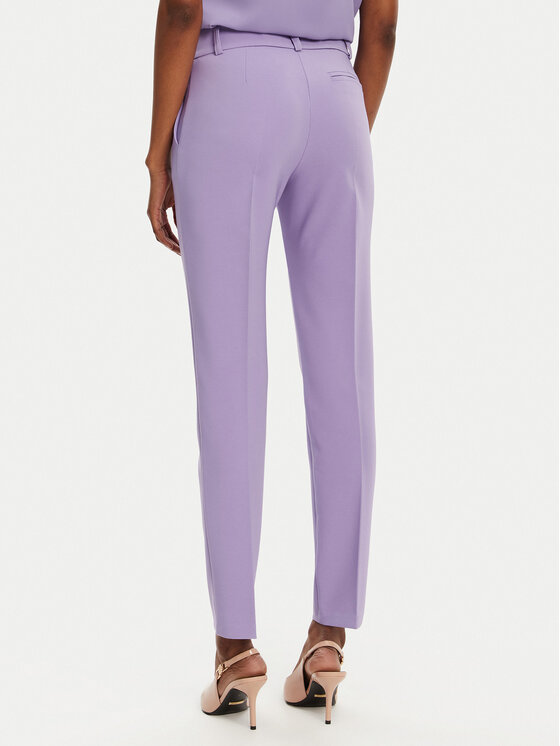 Rinascimento Rinascimento Pantaloni di tessuto CFC0122741003 Viola Regular Fit