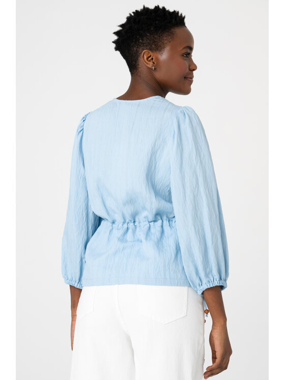 blue shadow blue shadow Bluzka Kora Niebieski Regular Fit