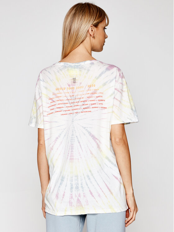 One Teaspoon One Teaspoon Tričko Starship Tye Dye Boyfriend Tee 23901 Farebná Boyfriend Fit