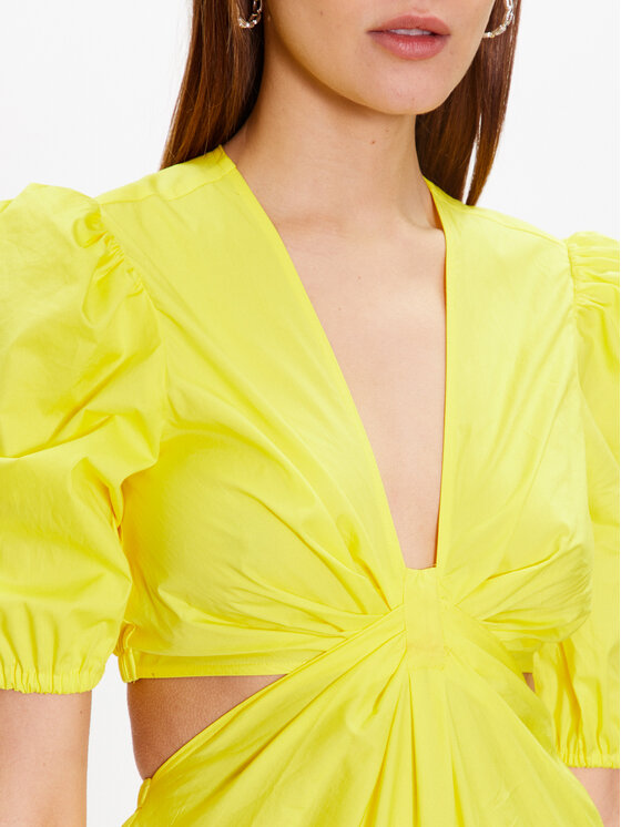 TWINSET TWINSET Лятна рокля 231TT2044 Жълт Regular Fit