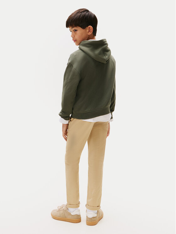 Tommy Hilfiger Tommy Hilfiger Bluză Flag KB0KB10112 Verde Regular Fit