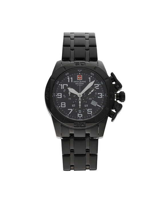 Swiss Alpine Military Hodinky 7063.9177 Čierna