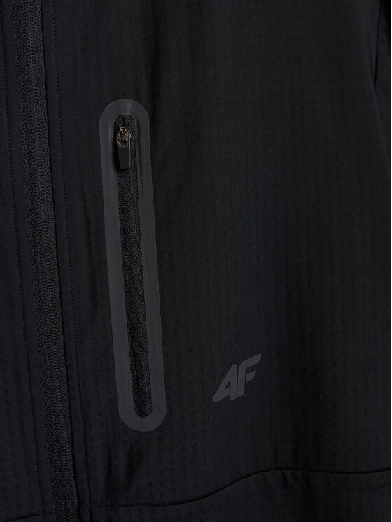 4F 4F Bluza TREKKING Czarny Regular Fit