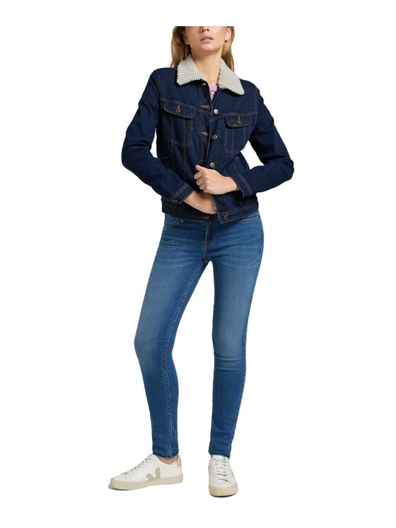 Lee Lee Jeansy L526AHKR Niebieski Skinny Fit
