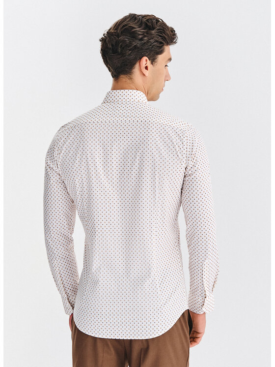 Pako Lorente Pako Lorente Koszula P25WF-1X-057 Biały Slim Fit