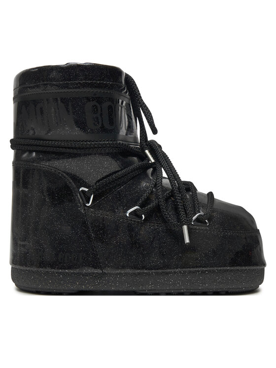 Damskie Śniegowce Moon Boot, Rozmiar 42/44, Czarne, Icon Low Glitter 80D1409440