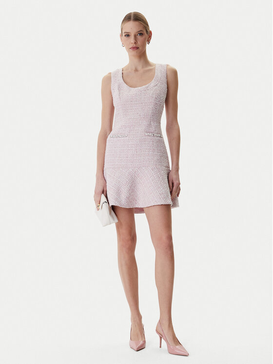 Guess Guess Koktejlové šaty W6RK28 WJ632 Ružová Regular Fit