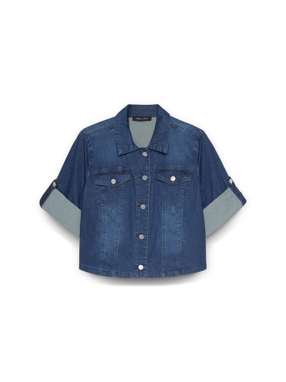 Fiorella Rubino Fiorella Rubino Giacca outdoor R498T001215N024 Blu Boxy Fit