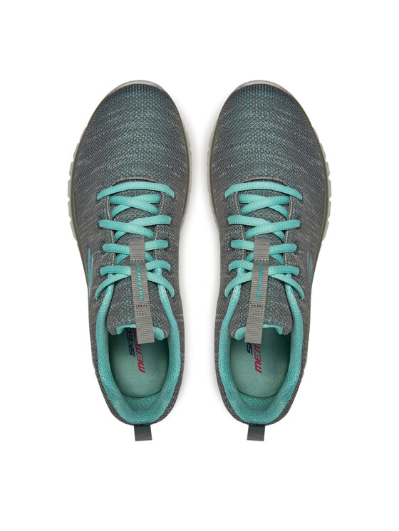 Skechers Skechers Sneakersy Twisted Fortune 12614/GYMN Szary