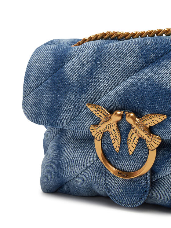 PINKO PINKO Handtasche Love Puff Mini Cl PE 25 PLTT 100039 A2NH Blau