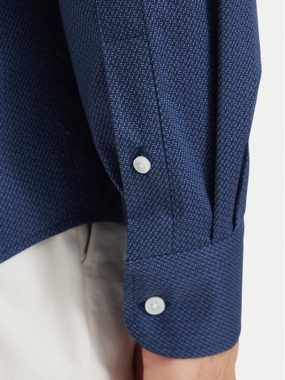 Tommy Hilfiger Tommy Hilfiger Marškiniai MW0MW43756 Tamsiai mėlyna Regular Fit
