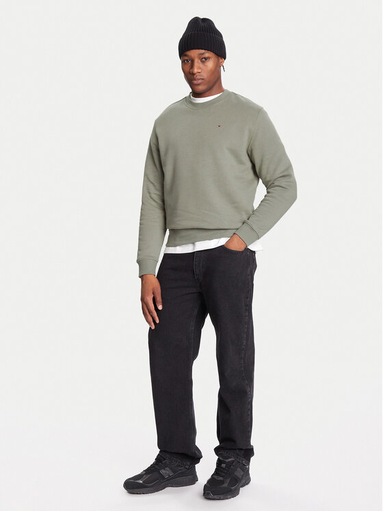 Tommy Jeans Tommy Jeans Світшот DM0DM20741 Зелений Regular Fit