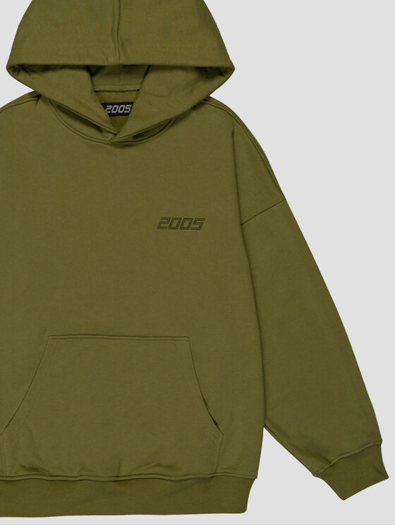 2005 2005 Mikina Basic Kaki Oversize