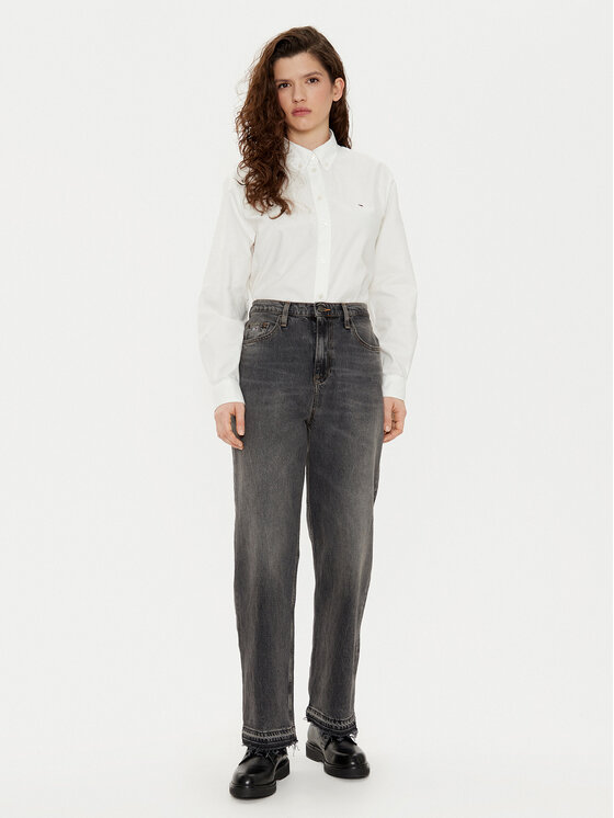 Tommy Jeans Tommy Jeans Πουκάμισο DW0DW19890 Λευκό Regular Fit