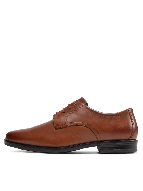 Clarks Clarks Półbuty Howard Walk 261620177 Brązowy