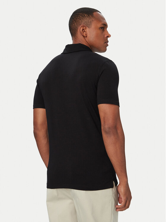 Guess Guess Polo M6YP07 K4104 Czarny Slim Fit