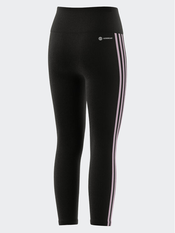 adidas adidas Клин Train Essentials AEROREADY 3-Stripes High-Waisted Training Leggings IJ9574 Черен