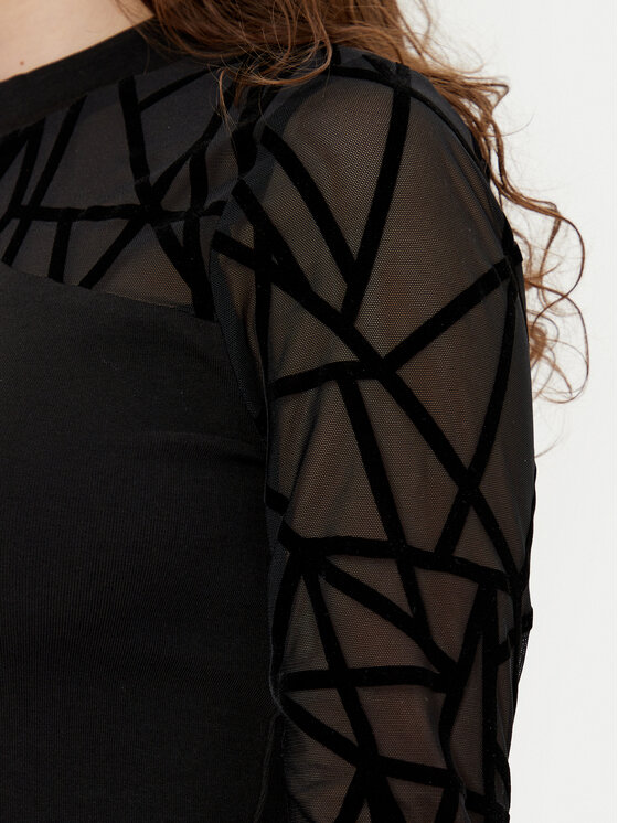 ONLY ONLY Μπλουζάκι Colette 15337504 Μαύρο Regular Fit