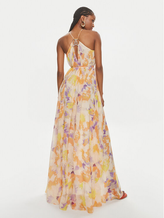 Patrizia Pepe Patrizia Pepe Sukienka letnia 2A2733/A448-XG02 Pomarańczowy Regular Fit