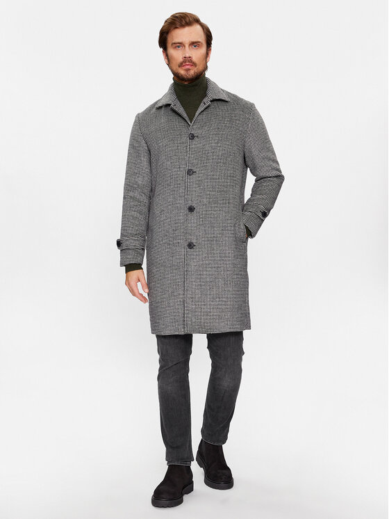 United Colors Of Benetton United Colors Of Benetton Palton 2VVSUN03C Gri Regular Fit