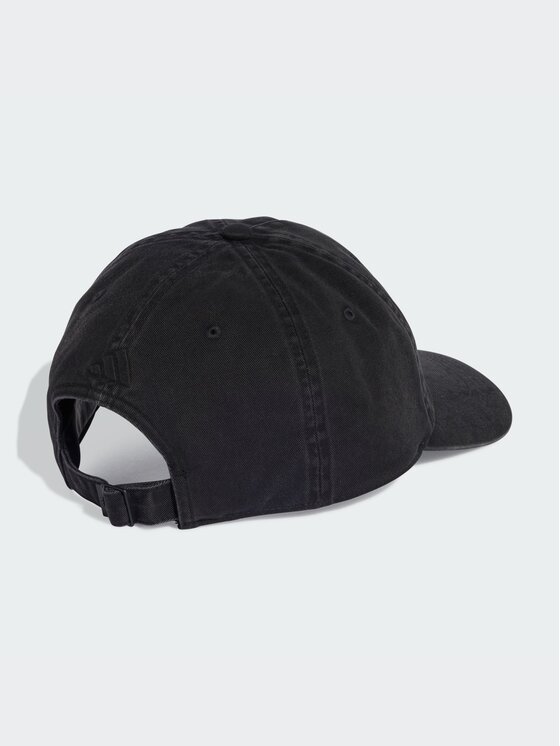 adidas adidas Czapka z daszkiem WASHED DAD CAP Czarny