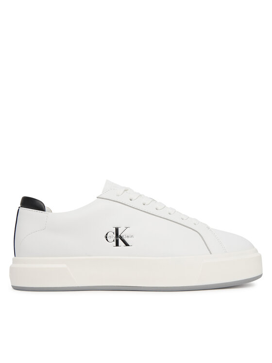 Calvin Klein Calvin Klein Sportcipők Basket Cupsole Laceup Lth Ml YM0YM01460 Fehér
