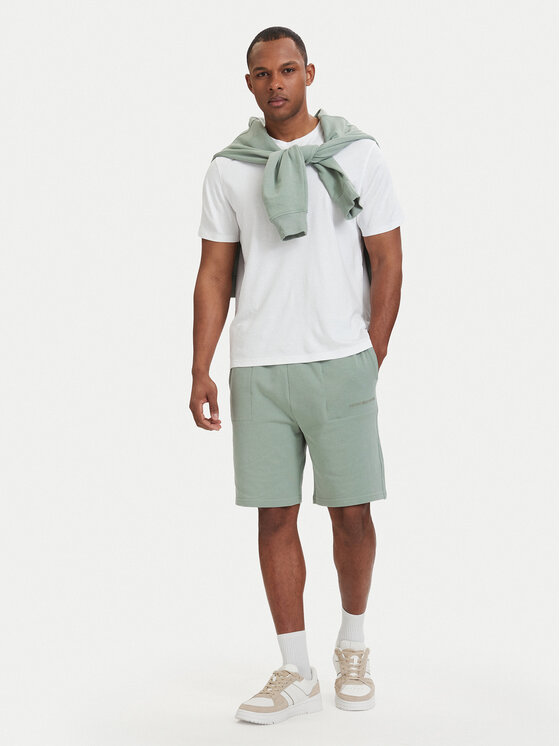 Tommy Hilfiger Tommy Hilfiger Pantaloncini sportivi Essential UM0UM03914 Verde chiaro Regular Fit